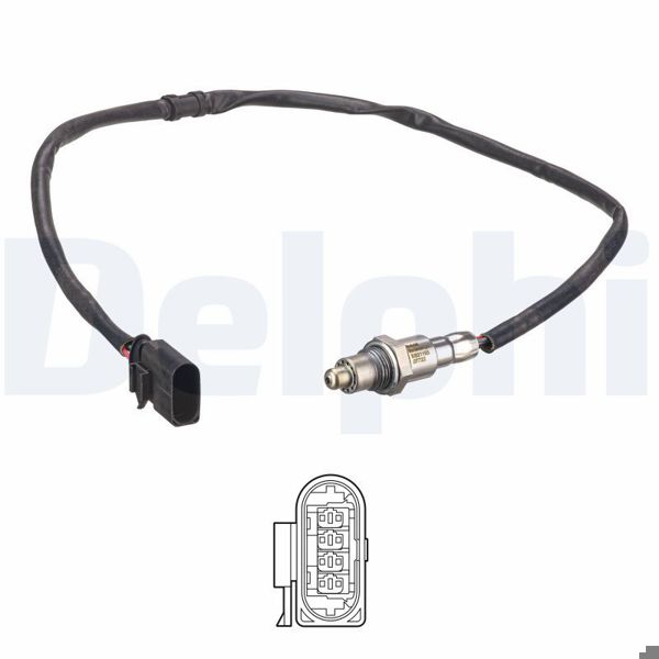 DELPHI ES21193-12B1 | Lambda Sensörü Katalızor Sonrası VW Polo