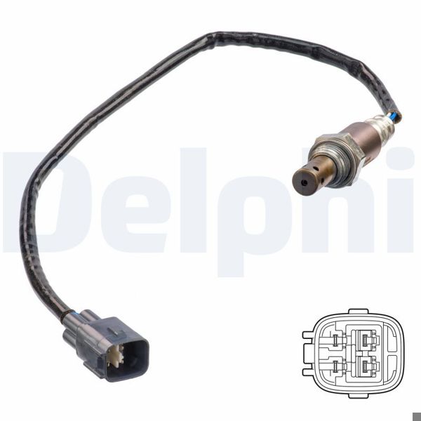 DELPHI ES21249-12B1 | Oksijen Sensorü On Toyota 10 / 2001-03 / 2008