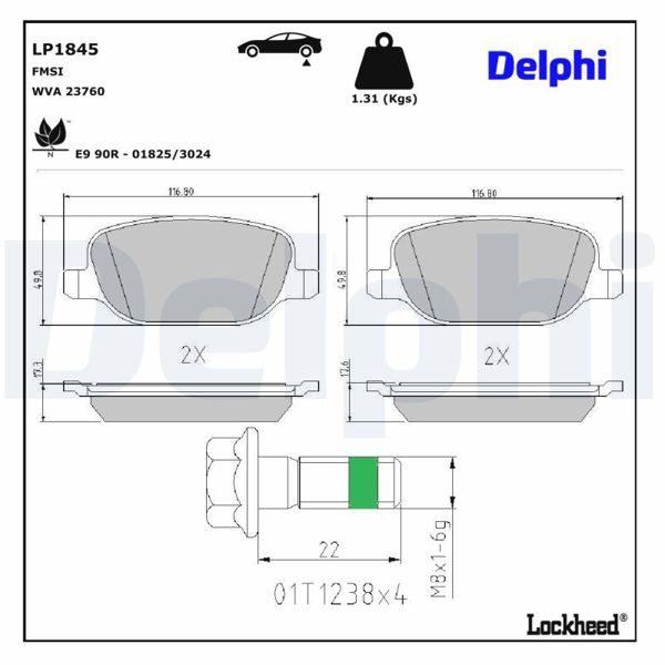 DELPHI LP1845 | Fren Balata Arka Delta III (844_) 08-141.8 (844.Axh12) Thesıs (841_) 02-093.0 V6 (841Axc1101) 2.0 Turbo (841Axa1b03) 2.4 (841Axb1b00) 2.4 JTD (841Axd1b02) 2.4 JTD (841.Axe1b0, 841.Axh110) 3.2 V6 (841.Axf110) 2.4 D Multijet (841.Axn111, 841.Axh110) 2.4 JTD (841.Axe1b0, 841.Axh110) Delta 08-/ 159 (939_) 05-123.2 Jts Q4 (939Axh1b, 939Axg22) 2.4 Jtdm (939Axd12, 939Axd1b) 2.4 Jtdm Q4 (939Axmb2) 2.4 Jtdm (939Axd) 3.2 Jts (939Axg2b) 1.8 Tbi (939.Axn1b) 2.0 Jtdm (939Axp1b) 2.0 Jtdm (939Axr1b) 1.9 Jts (939Axa1b) 2.2 Jts (939Axb1b, 939Axb11) 1.9 Jtdm 8V (939Axe1b) 1.9 Jtdm 16V (939Axc1b, 939Axc12) 159 05-Spıder 06-Spıder 07-Brera 05 -