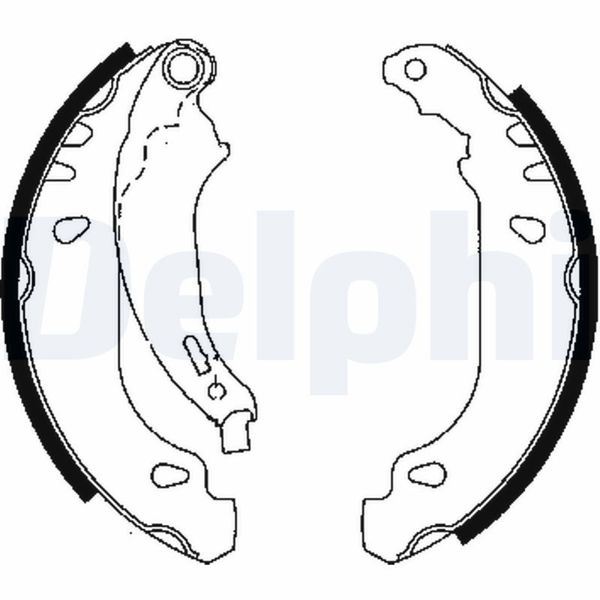 DELPHI LS1848 | Kampana Balata (Peugeot: 206-206 + 1.4 1.6 HDI 1.4Hdı)