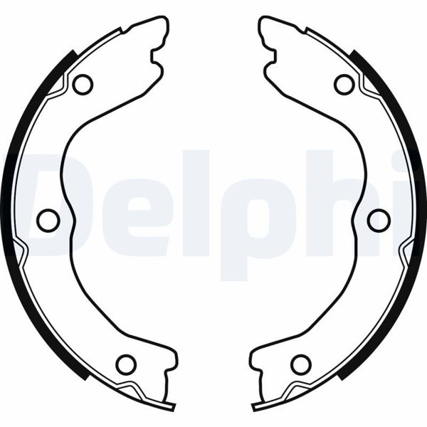 DELPHI LS2038 | Balata Elfren Pabuç-(Xtrail 2000-2007)