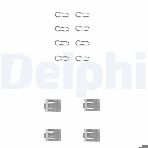 DELPHI LX0075 | Fren Balata Montaj Takımı