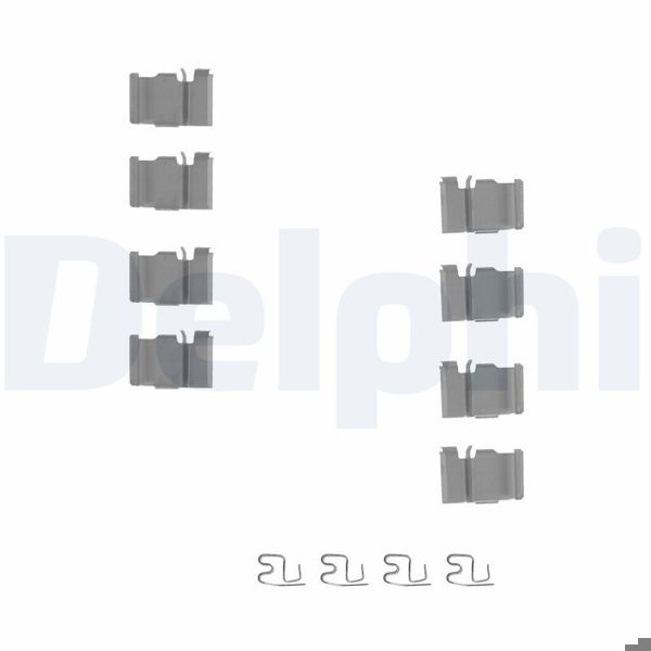 DELPHI LX0212 | Fren Balata Montaj Takımı