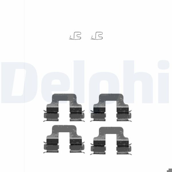DELPHI LX0342 | Fren Balata Montaj Takımı