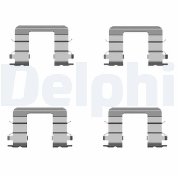 DELPHI LX0416 | Fren Balata Montaj Takımı