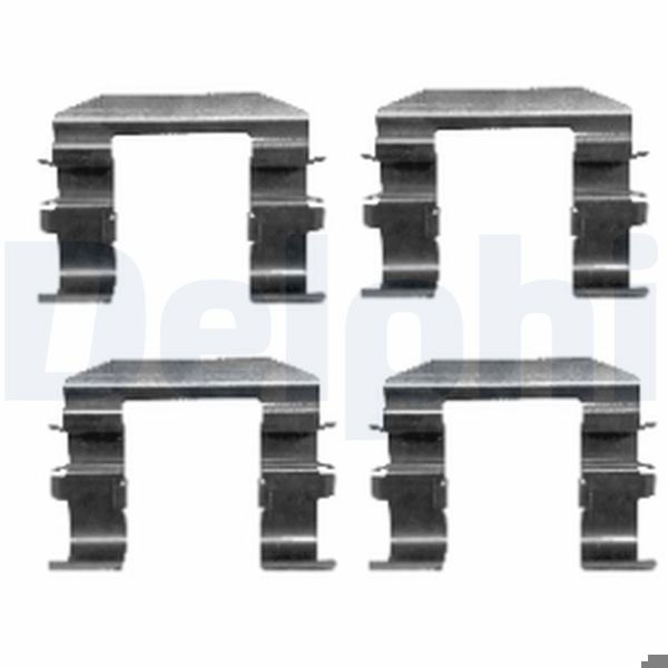 DELPHI LX0417 | Fren Balata Montaj Takımı