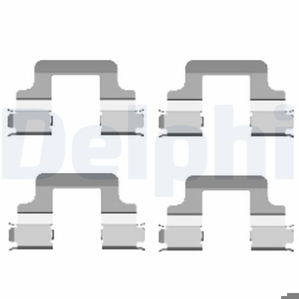 DELPHI LX0437 | Fren Balata Montaj Takımı