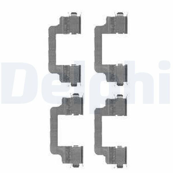 DELPHI LX0454 | Fren Balata Montaj Takımı