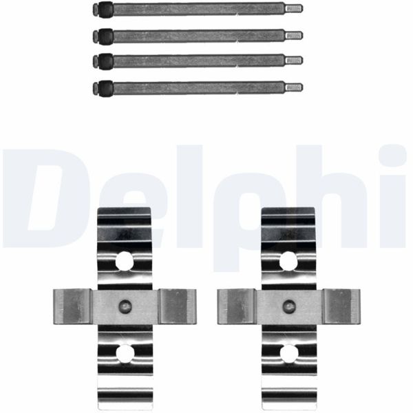 DELPHI LX0702 | Fren Balata Montaj Takımı Arka Tesla / Volvo 09 / 2001 /