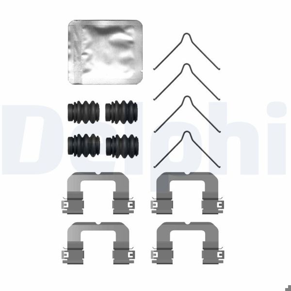 DELPHI LX0757 | Fren Balata Montaj Takımı