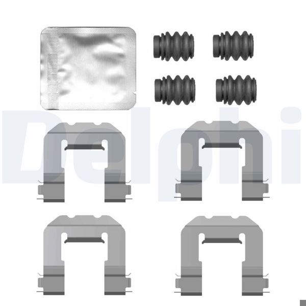 DELPHI LX0775 | Fren Balata Montaj Takımı BMW 316D,316D Touring,318D,318D Touring,318İ,318İ Touring,320D,320D Touring,320D Xdrive,320D Xdrive Tourin