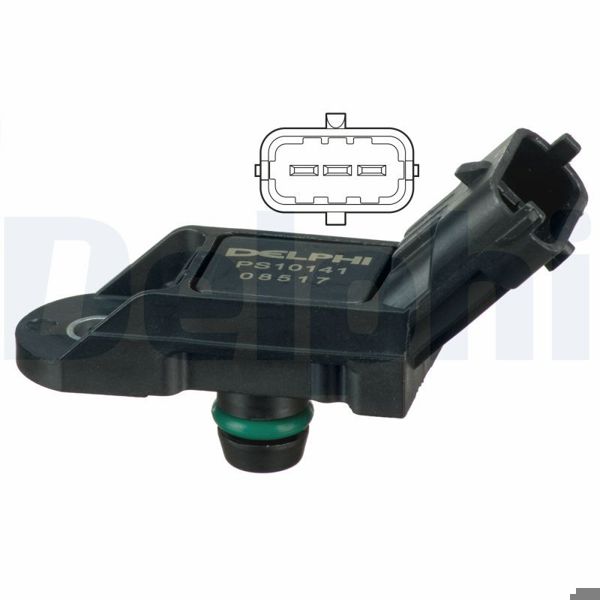DELPHI PS10141 | Map Sensörü (Alfa Romeo:146-156 1.9 JTD / Fiat: Doblo-Fiorino 1.3 JTD / Opel: Corsa 06-1.3Cdtı)