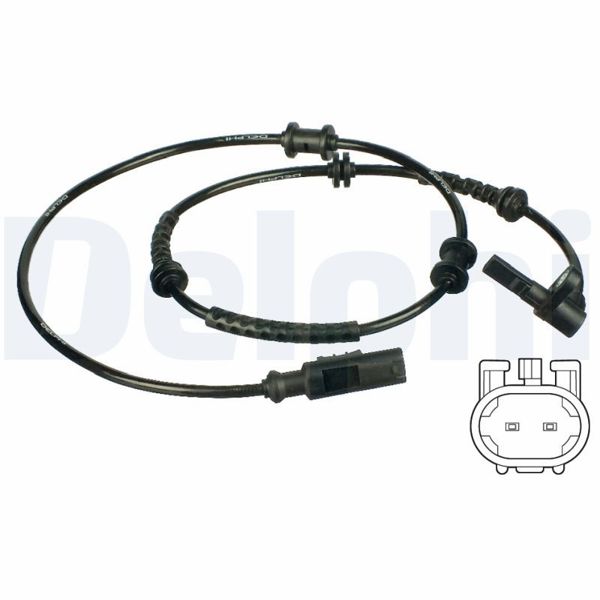 DELPHI SS20319 | ABS Hız Sensörü (Fiat Panda 1.2 1.4 1.3Jtd)