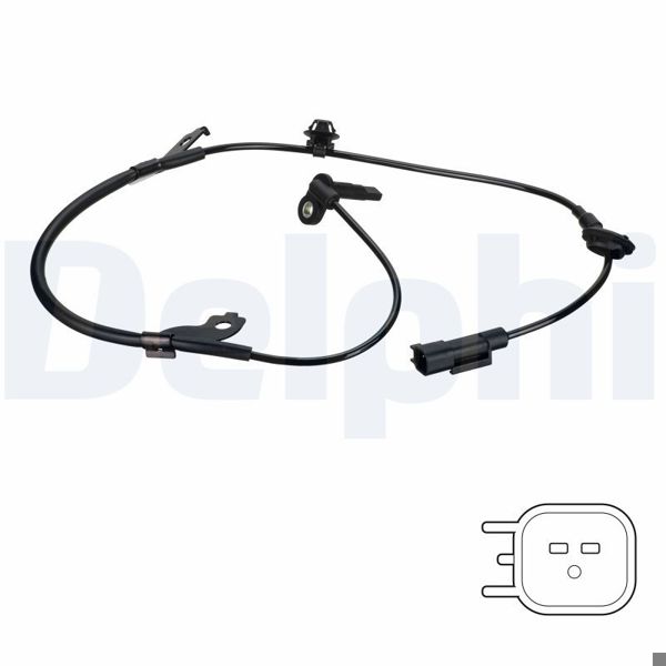DELPHI SS20437 | ABS Sensorü-Mitsubishi 11 / 2006 -