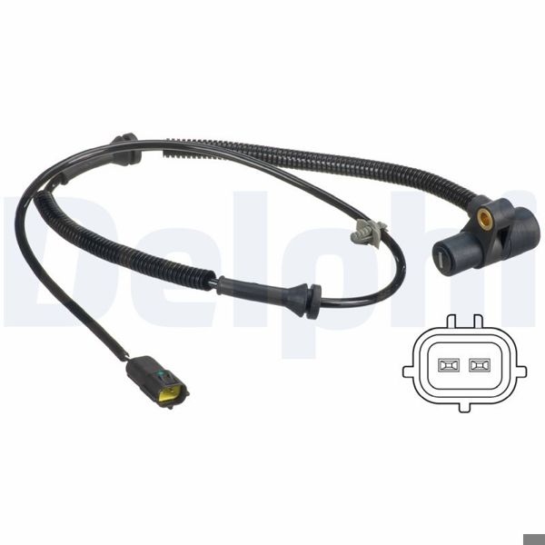 DELPHI SS20518 | ABS Hız Sensörü On, Sol (Kia: Rio)