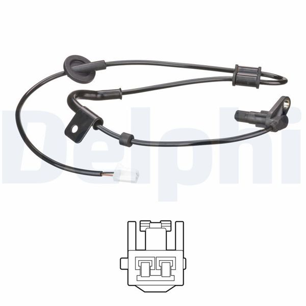 DELPHI SS20529 | ABS Hız Sensörü Arka, Sağ (Hyundai: Coupe)
