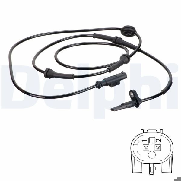 DELPHI SS20711 | ABS Sensorü-Fiat 09 / 1999-03 / 2012