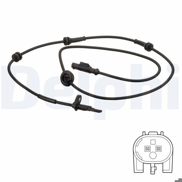 DELPHI SS20778 | ABS Sensorü-Fiat 09 / 1999-03 / 2012