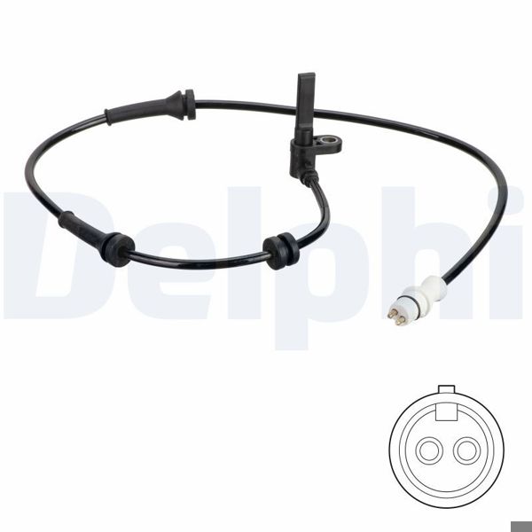 DELPHI SS20783 | ABS Sensorü-Fiat 09 / 1999 -