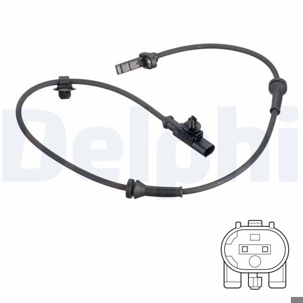 DELPHI SS20786 | ABS Hız Sensorü-Citroën / Peugeot 06 / 2005-09 / 2014