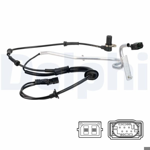 DELPHI SS20824 | ABS Sensorü-VW 10 / 1996-08 / 2005