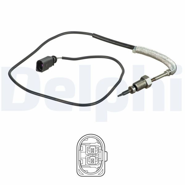 DELPHI TS30158 | Egzoz Sıcaklık Sensorü-Audi 11 / 2004-03 / 2009