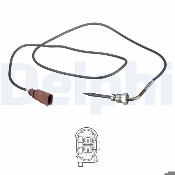DELPHI TS30169 | Egzoz Sıcaklık Sensörü (VW Touareg 15-18 Audi A4 10-16 A6 11-18 Q7 10-15)