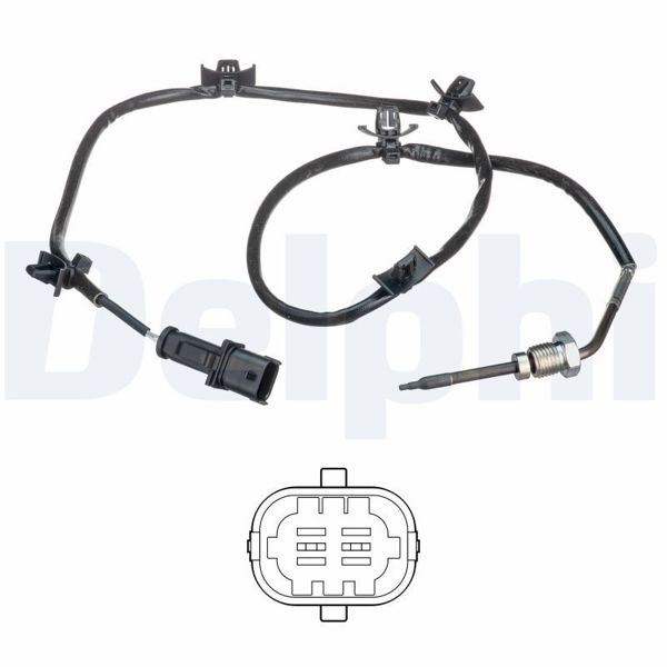 DELPHI TS30216 | Egzoz Sıcaklık Sensorü-Opel 12 / 2009 -