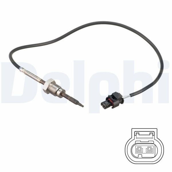 DELPHI TS30257 | Egzoz Sıcaklık Sensorü-Mercedes-Benz 03 / 2001 -