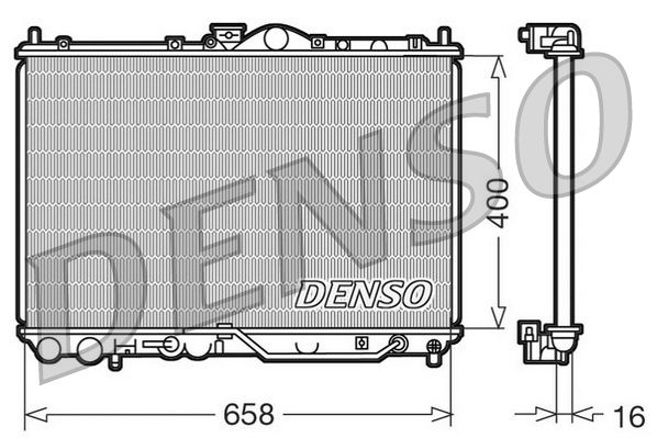 DENSO DRM45011 | Su Radyatörü Mitsubishi Carısma1.6-1.8 97-05