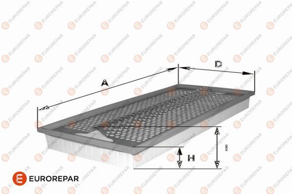 EUROREPAR 1682260380 | Psa / Hava Filtresi (Mercedes Om602 TD / 124-201) 190 Turbo D 2.5 88-93