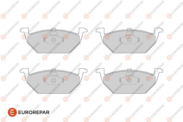 EUROREPAR 1682314480 | Psa / Erp Fren Balatası Ön (146mm) Golf IV Jetta Polo 11-Gdb1287