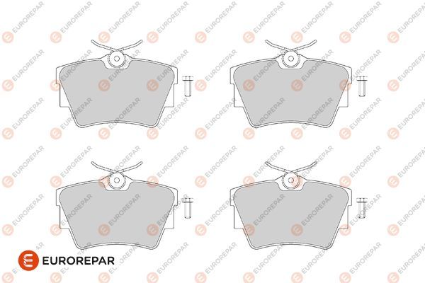 EUROREPAR 1682316480 | Arka Fren Balatası Traffic II III Vivaro 1.6Dcı / 1.9 / 2.0