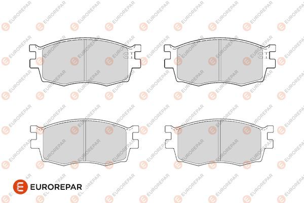 EUROREPAR 1682319780 | Ön Fren Balatası Hyundai Accent Era 2006-2012 Kia Rio 2006-2012 i20 2008->