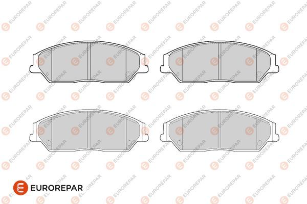 EUROREPAR 1682320980 | Psa / Erp Fren Balatası Ön Toyota Camry Sedan (_V4_) 2.4 (Acv40_)