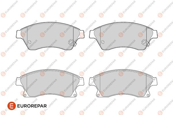 EUROREPAR 1686264180 | Psa / Erp Fren Balatası Ön (148mm) Astra Aveo Cruze 1.7 09-15 11-Gdb1843