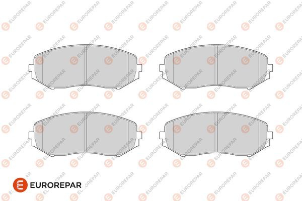 EUROREPAR 1686266080 | Psa / Erp Fren Balatası Ön (116mm) Kablolu Grand Vitara 05-(Tamir Takım Kit) Gdb3436