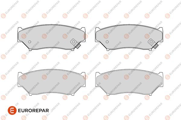 EUROREPAR 1686267380 | Psa / Erp Fren Balatası Ön (116mm) Vitara (5 Kapı) 03-(Tamir Takım Kit) Gdb1174