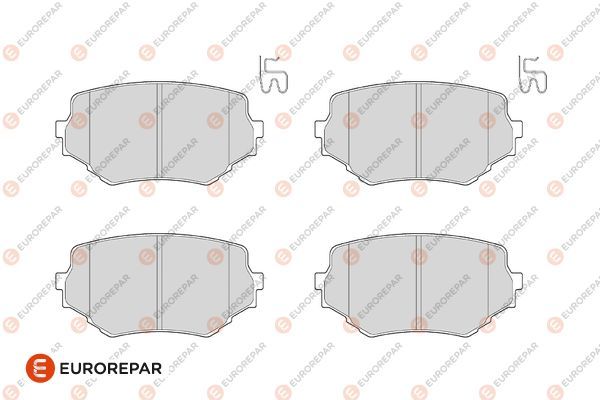 EUROREPAR 1686267480 | Psa / Erp Fren Balatası Ön (110mm) Vitara 98-(Tamir Takım Kit) Gdb3132