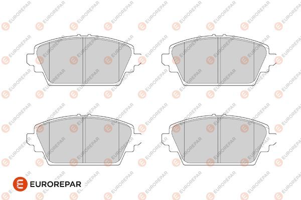 EUROREPAR 1686267880 | Psa / Erp Fren Balatası Ön (131mm) Almera 1.8 2.0 2.2 00-(Tamir Takım Kit) Gdb3227