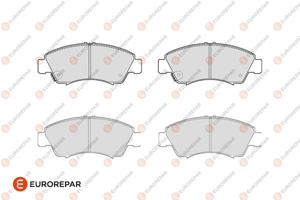 EUROREPAR 1686271880 | Psa / Erp Fren Balatası Ön (131 mm) Honda Civic V-VI Jazz II 91-Gdb1164