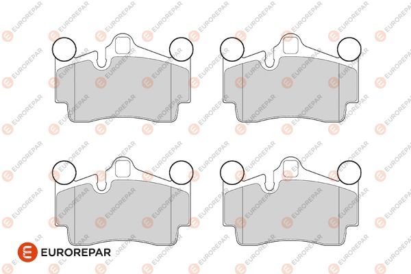 EUROREPAR 1686273680 | Psa / Erp Fren Balatası Arka (117mm) Q7 Touareg 06-15 4076