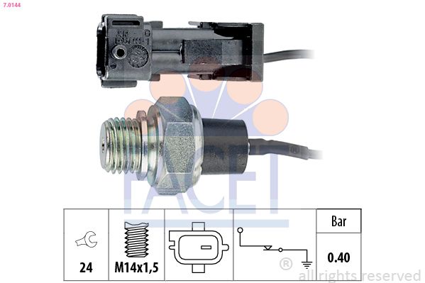 FACET 7.0144 | Yağ Basınç Salterı Saab 9-3 / 9-5