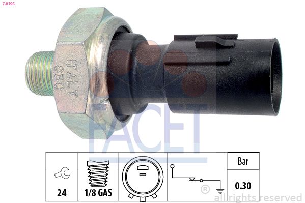 FACET 7.0195 | Yağ Müşürü Accent Blue 1.6 CRDI 11 > i20 1.4 CRDI 08 > H100 Kamyonet 12 > Starex Sorento 03 > Ix35 10 >