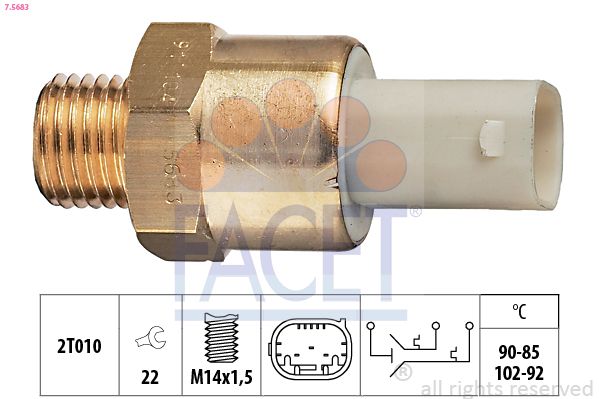FACET 7.5683 | Hararet Müşürü Rad.BMW E 39
