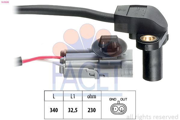 FACET 9.0328 | Volant Sensörü Megane II-Laguna II-Espace IV-Laguna 1.8-2.0