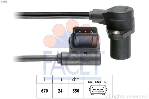 FACET 9.0485 | Krank Sensörü BMW E28 E30 E34 M20