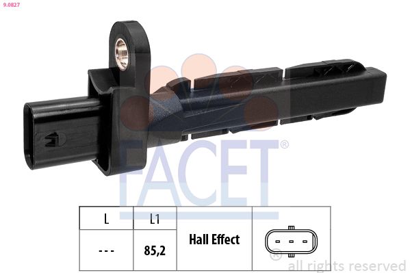 FACET 9.0827 | Krank Mili Sensörü BMW B38 B48 B58 G30 G20 G11 G32 F40 F45 G22 Mini B38 B48 F54 F55 F56 F57 F60 Toyota B48l H B58 Supra