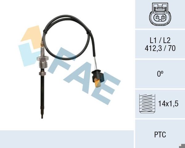 FAE 68039 | Egzoz Sıcaklık Sensörü W164 / W203 / W211 / W251 / W639