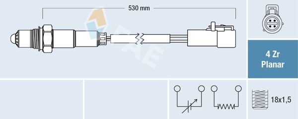 FAE 77256 | Oksijen Sensörü